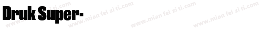 Druk Super字体转换